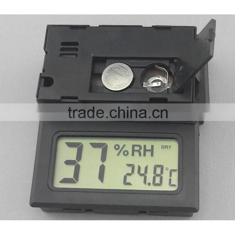 Digital LCD mini thermo hygrometer dry wet