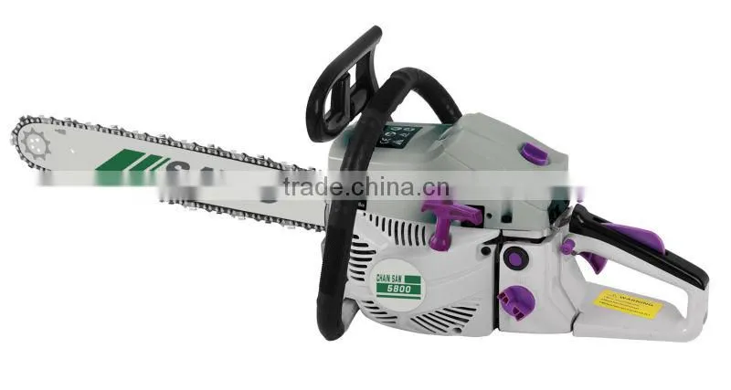 professional gasoline chain saw 58CC