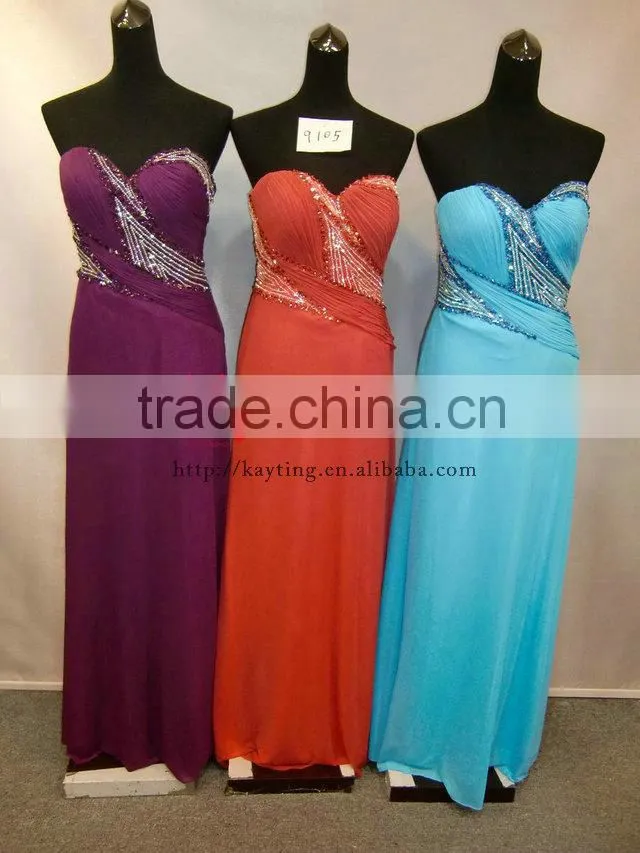 Elegant off shoulder beaded new ladies dress