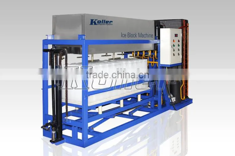 Koller Directly Evaporated Aluminum Plate Ice Block Machine--2000kg per day
