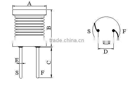 DR0304 Series Radial Inductor