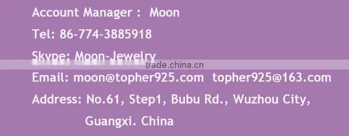 2015 shiny set-pendant with blue CZ sterling silver jewelry