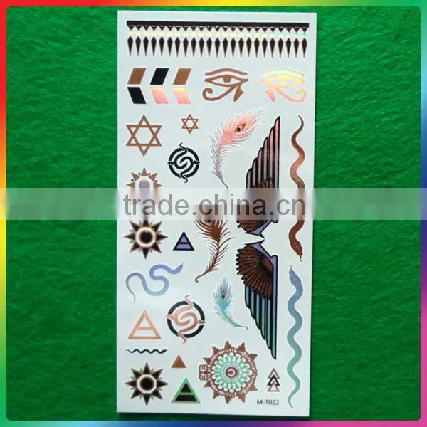 Body Skin Tattoo Sticker Glow in the dark tattoo