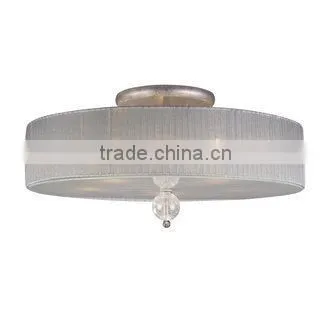 Hot sale Antique Silver Alexis 5 Light Semi-Flush Ceiling Fixture