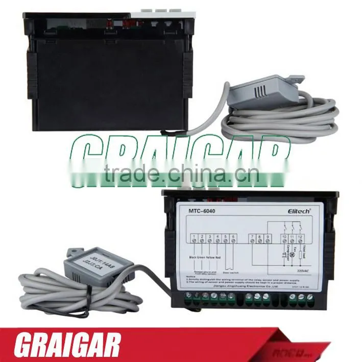HOT SELL MTC-6040 220V Digital Temperature Controller Humidity Controller