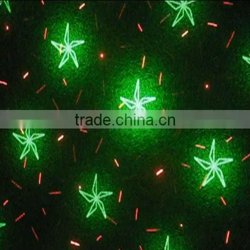 Double heads red and green laser show night club lighting