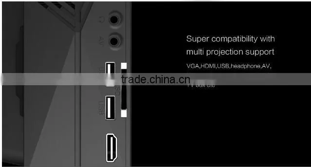 2015 Original GM60 Cheap Projector 1000 Lumens 1920 x 1080 Video USB VGA SD Home Video GM 60 Proyector Beamer White Gold