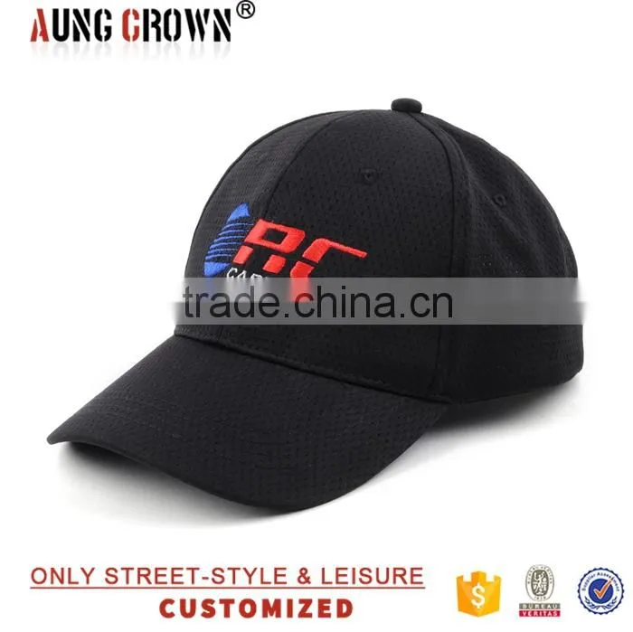 6 panel custom adjustable sports baseball caps