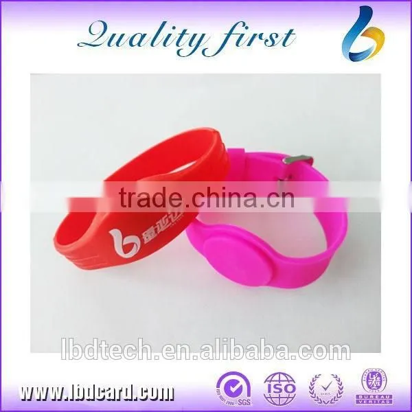 125KHz RFID LF Silicon Wristband with EM4200 Chip