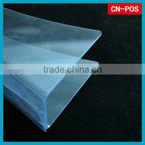 supermarket clear plastic dividers for showing