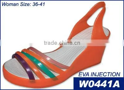 Clear PVC Women Jelly Sandals Clog