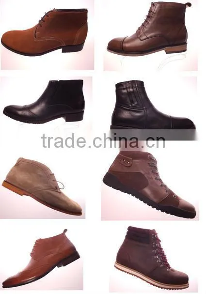 Trendy design men casual boots with lace-up in guangzhou