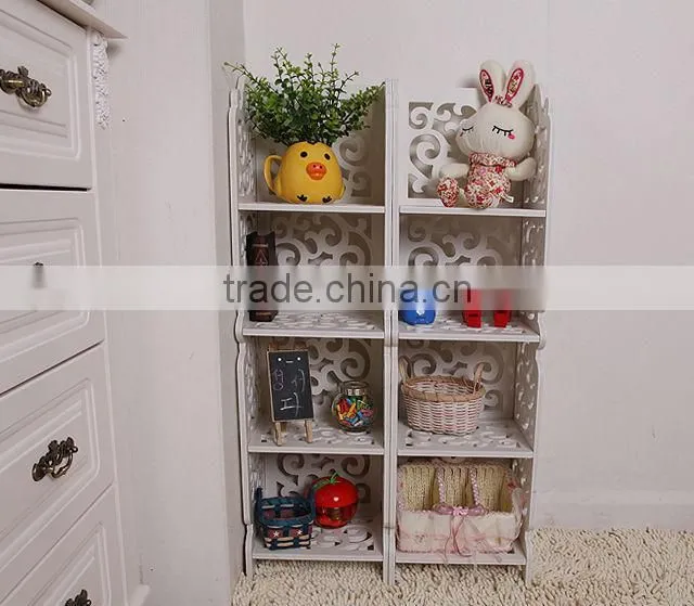DIY modern display shelf white wood cube shelf diy