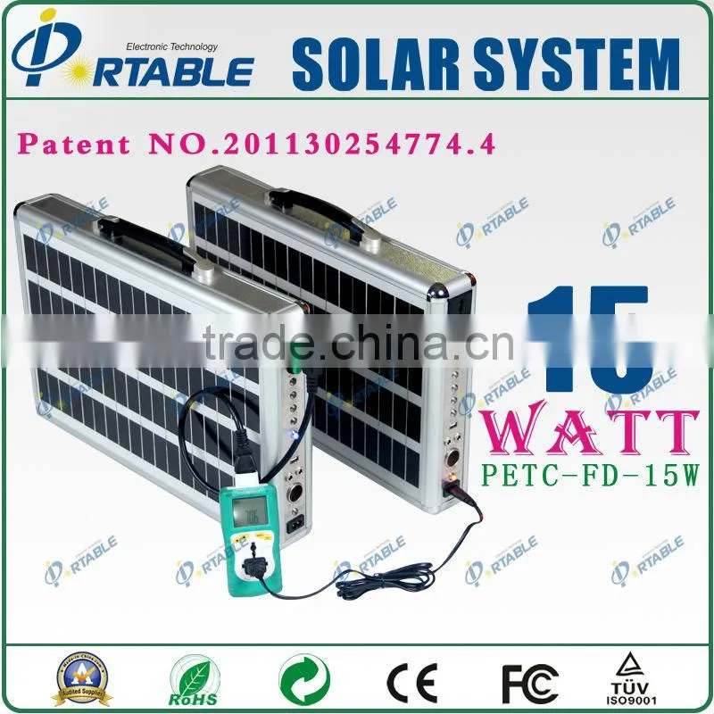 18.5% efficiency 15w solar panel system competitive price
