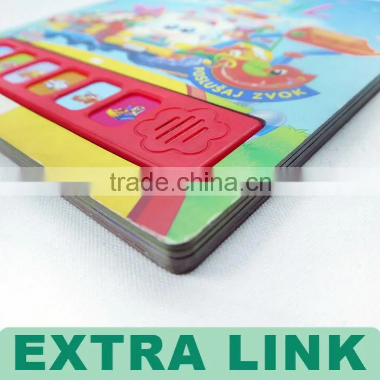 children's sound book with buttons ,sound bar,sound board
