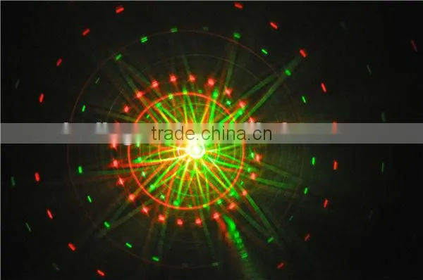 Beautiful Mini stage Christmas party light 4 Gobos RG