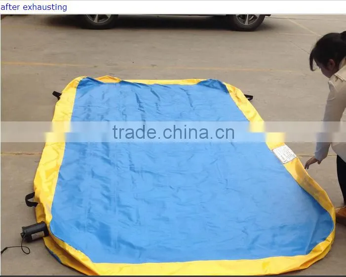 UWIN martial arts equipment inflatable taekwondo hovership air cushion for somersault