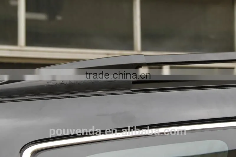 High quality Aluminium Alloy Roof Rack for 2013+ Hyundai Santafe Roof rail Auto accessories from Pouvenda