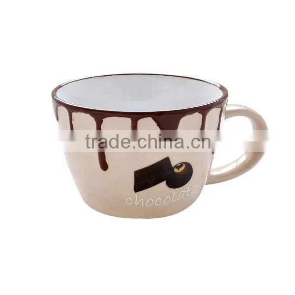 160 ml Fashion Style procelain ceramic coffee cup with handle