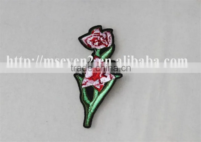 big sale applique embroidery flower embroidery patch for clothes