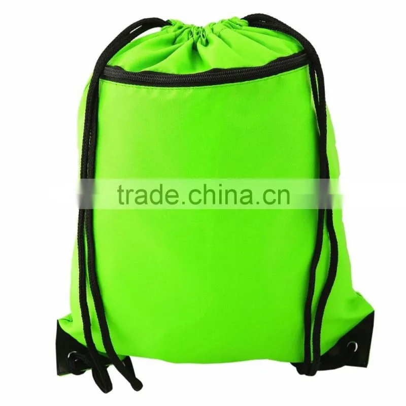 Polyester Microfiber Pack with Mesh Trim Drawstring Bag