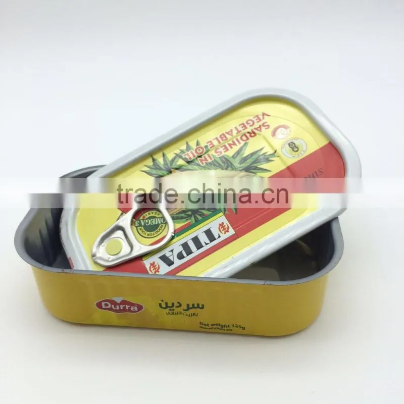 1/4 Club Tin/Metal Tin cans for food canning
