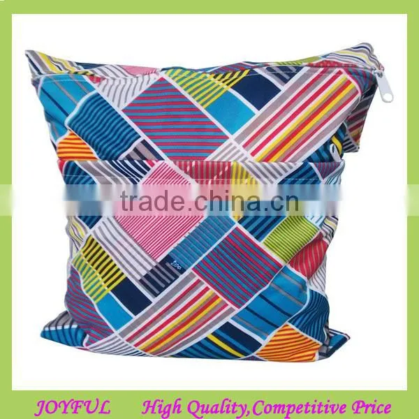 New Arrival Zippered Waterproof Wet Diaper Bag