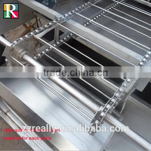 Electric heating type stainless steel 0-15m/min plastic basket washer
