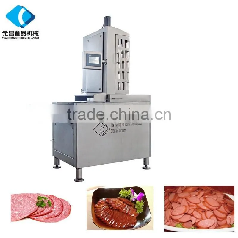 PLC control sausage slicer machine