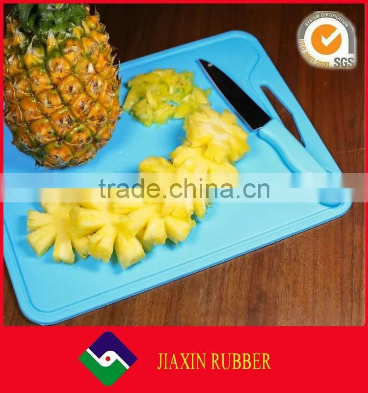 2017 Hot sale food grade silicone chopping board, Flexible cutting mat chopping block