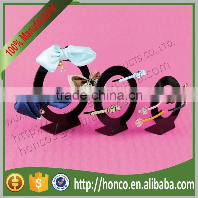 Hot Selling Black colour Acrylic Hair Pin Rack Hair Clip Stand Display