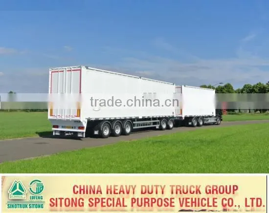 tandem truck trailer with good quality for sales
