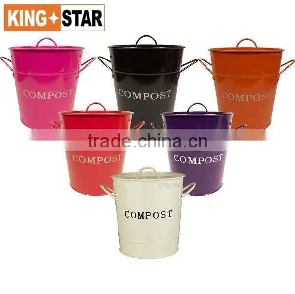 Metal Kitchen Compost Pails