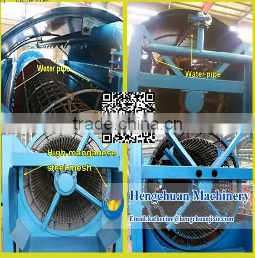 2017 New food grade alluvial gold washing machine drum with CE&ISO