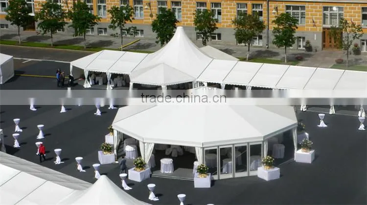Marriage tent price with design and linen tent decoration