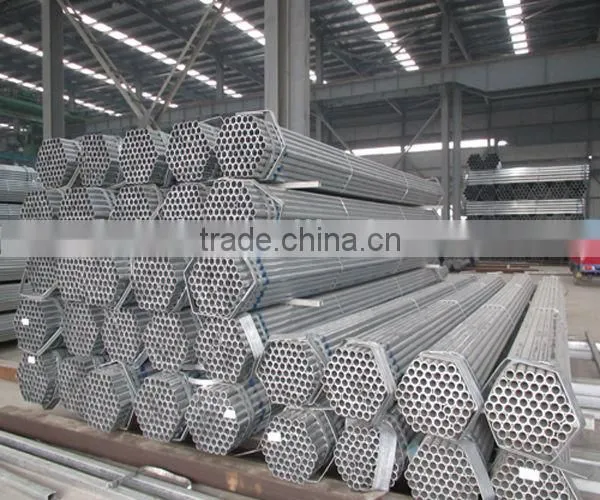 ZINC COATED CONSTRUCTION PIPE /STEEL PIPE/ TUBE