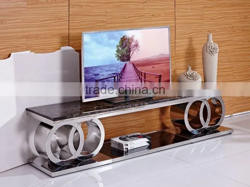 hot sale marble top TV stand modern