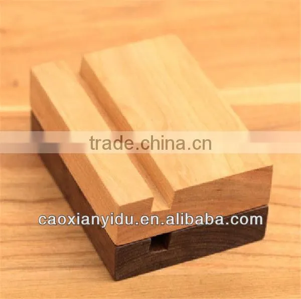 Pine Wooden Stationery Holder Creative Decoration on Desk Leaflets and Handouts Holder