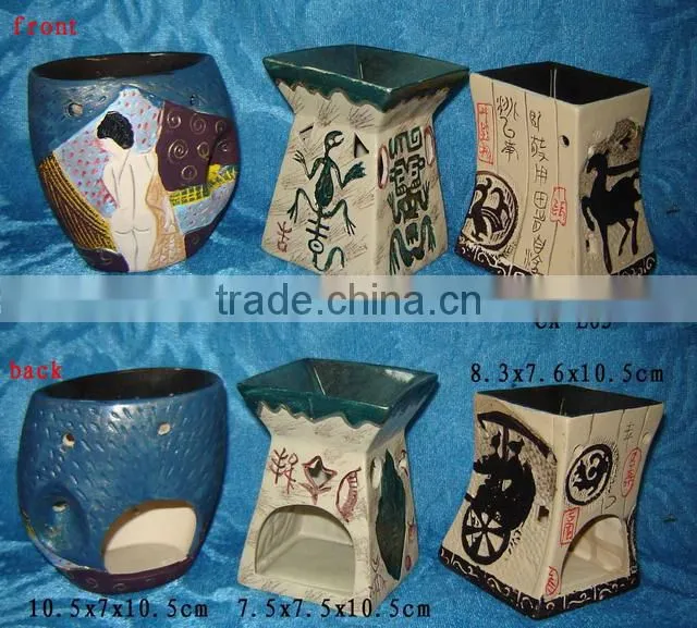 ceramic oil warmers for tea light candles-Ceramic oil warmer,incense burner with tealight