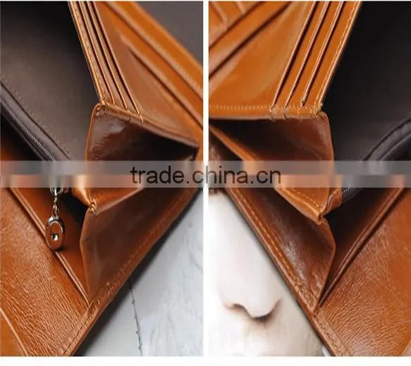 Custom many color woman's leather purse