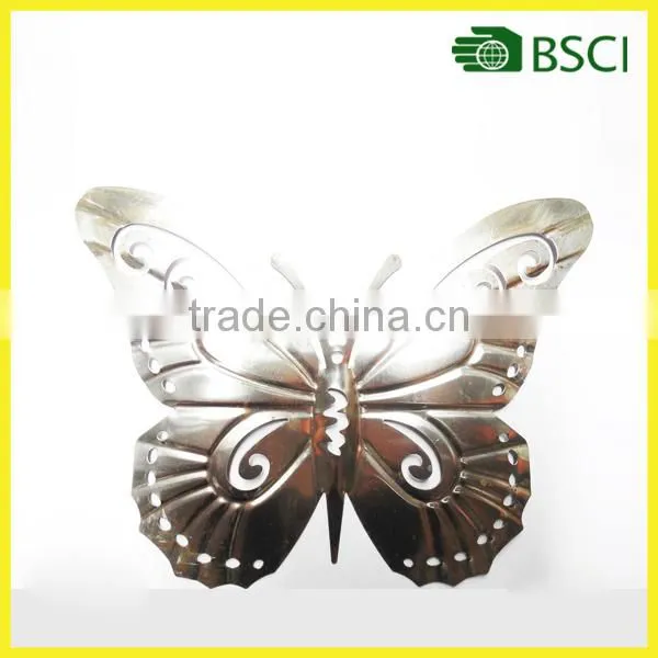 YS15B020 metal butterfly wall decoration metal accessories for garden decoration