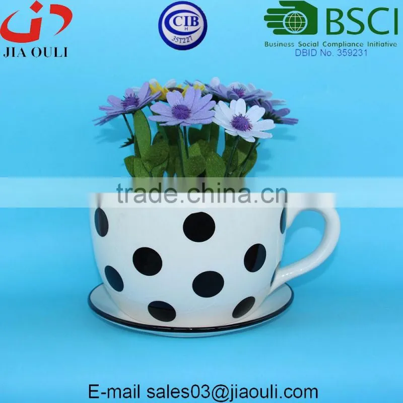 Under glazed Ceramic planter garden pot