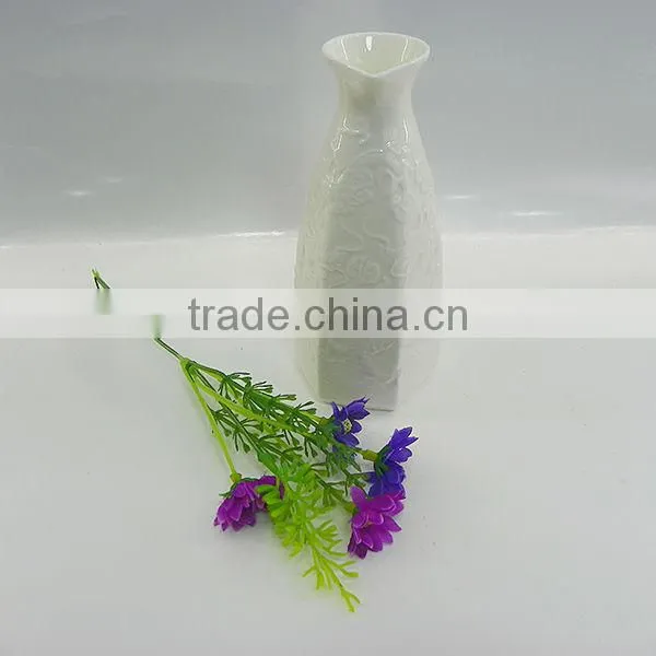 Beautiful white ceramic vase