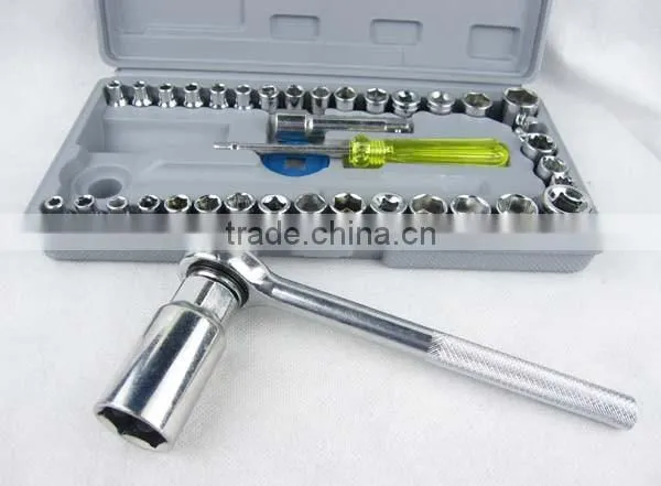 40pcs socket set 1/4 3/8