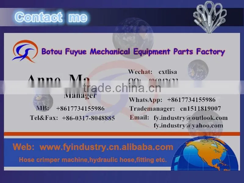 1/4" to 2" hydraulic hose assembly pressing machine/hose fitting tool/hose crimper machine