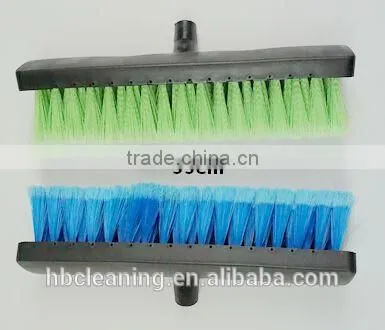 BSCI deachable handle flow water garden broom, factory PAHS deck brush for garden and outdoors, garden decks floor cleaner