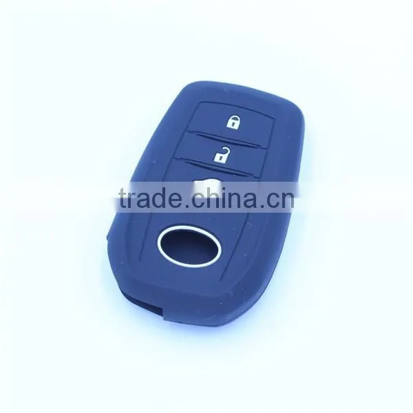 For Toyota Camry highlander prado 3 BTN Car key silicone cover shells