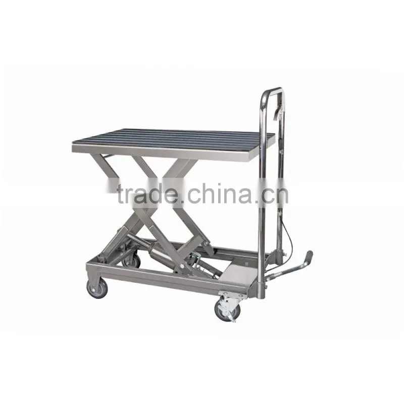 150KGS,300KGS,500KGS Hydraulic Lift Table Cart