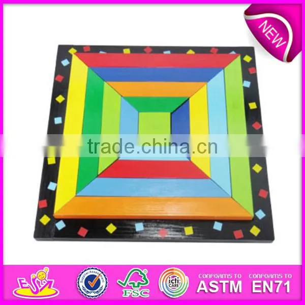 intelligent wooden 3d puzzle, solid wood puzzle game for kids W13A049