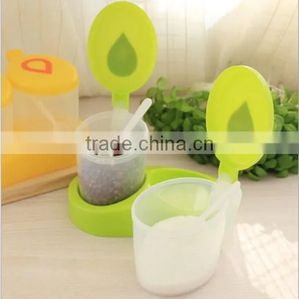 OEM Creative Food-Grade Plastic Two Pieces Spice Case Seasoning Condiment Storage Box Supplier In ShenZhen